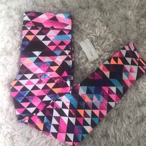 NWOT ideology leggings patterned print